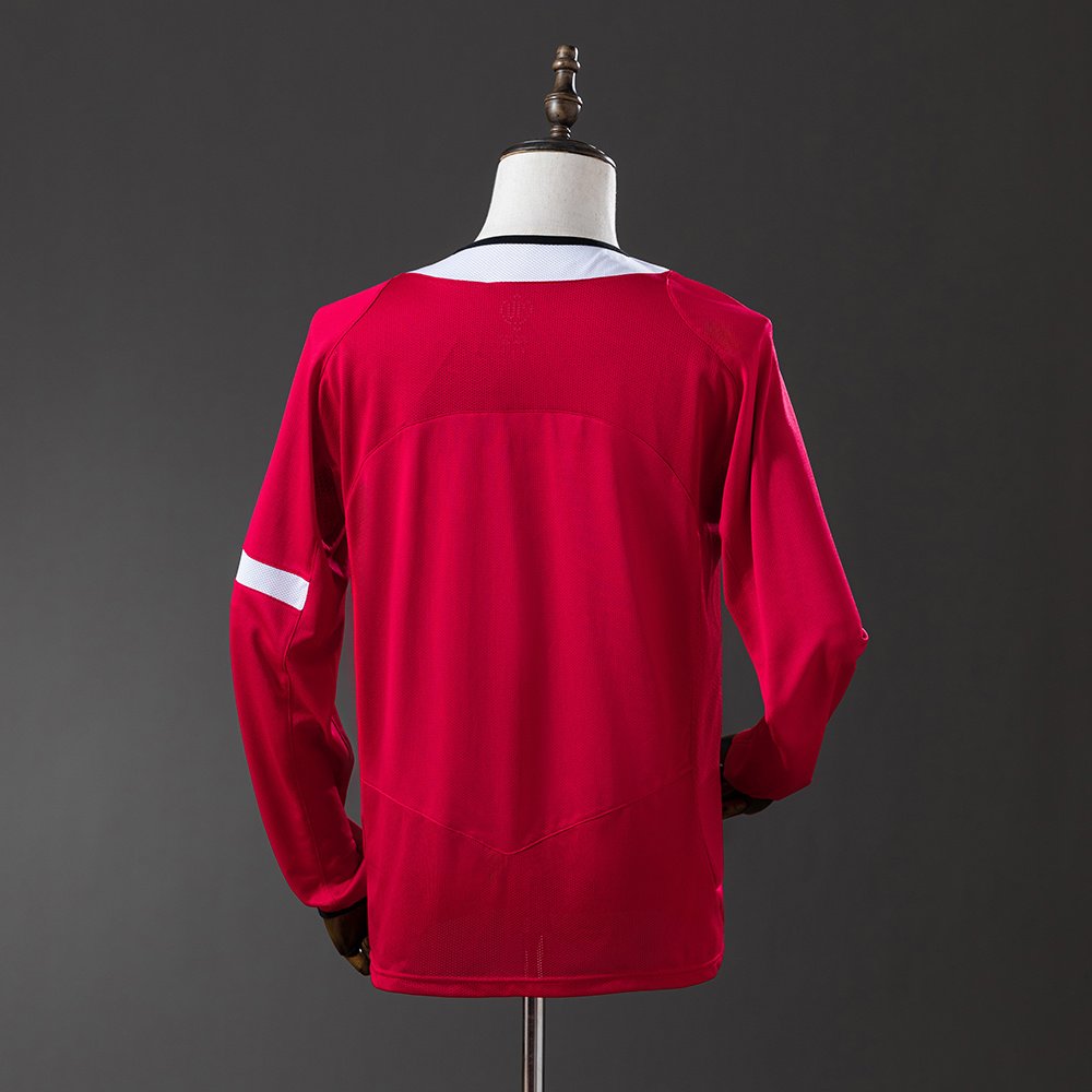 Manchester United - 04/06 - Home - Long Sleeve - Retro Jersey - Image 2
